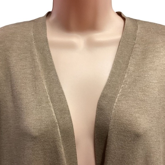 Chico's fabulously scarf hem‎ long cardigan size 12 NWT - Picture 10 of 14